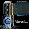 Lenovo Ice Cool Portable USB Air Cooler Fan with Purifying and Humidifying Mist Spray and LED Display Desktop Cooling for Office