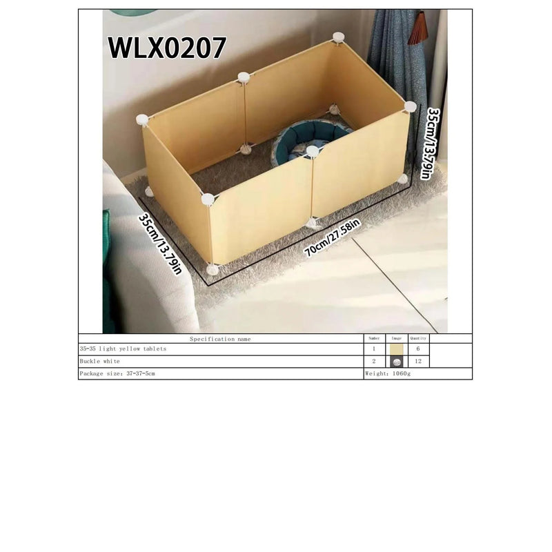 Small Pet Enclosure, Dog Maternity Isolation Pen, Indoor Small Pet Protective Fence, Diy-Assembled Dog House