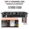 FUHAM TNT-2S/4S Class D Digital Power Amplifier 2200W 8Ω 2/4 Channel Professional Audio DJ Stage Subwoofer Line Array Speaker Am