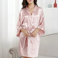 Nightgown Soft Bathrobe Short Women's Lounge Bride | SAMAG