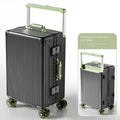 20"24 Inch Wide Handle Travel Suitcase Aluminum frame Carry-on Luggage Trolley Case with Wheels Boarding Box Rolling Luggage Bag