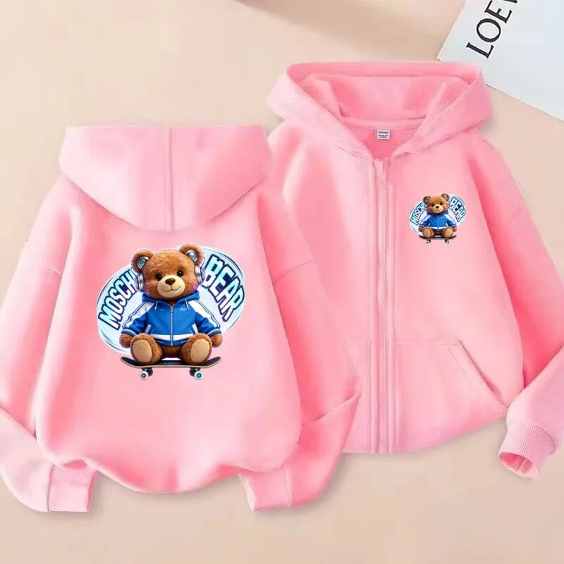 Children's Sports Jackets, Cute Animated Printed Zipper - View 6 | SAMAG