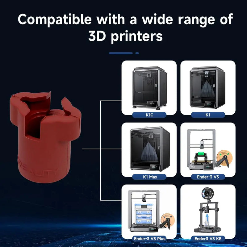 Creality K1C Silicone Sock Ender 3 V3 Silicone Cover Hotend Heat Insulation Case Cover for Ender3 V3 Plus/Ender3 V3 KE/K1C/K1 Ma