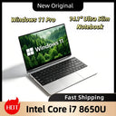 Windows 11 14.1 Inch Ultra Slim Laptop 32GB RAM 2TB SSD Intel Core i7 8650U 1920x1080 Gaming Computer Gamer Office PC