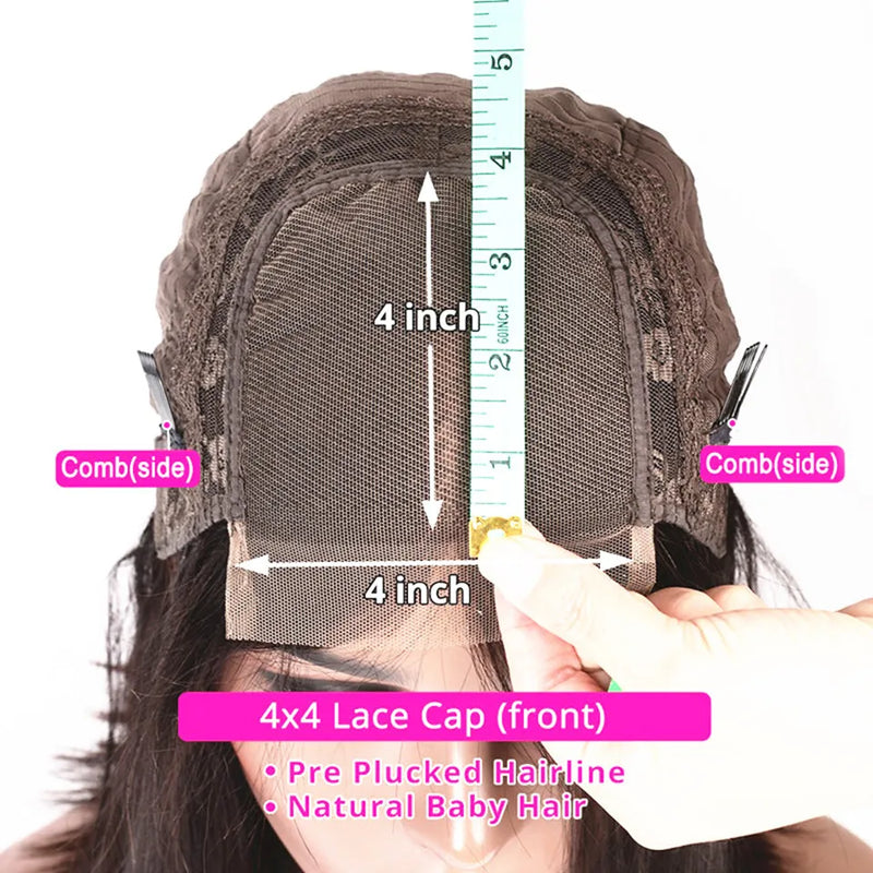 Highlight Water Wave Lace Frontal Wigs Human Hair 13x6/360 Lace Front Wig Blonde Highlights Colored 4/27 Silk Top Lace Front Wig