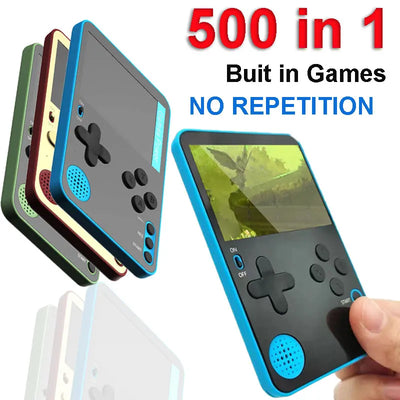 Handheld Game Console 500 Classic LCD Portable Retro | SAMAG