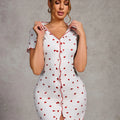 Sexy Nightgown Sleeping Woman Sleepwear Women Homewear | SAMAG