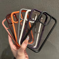 Luxury Transparent Candy Phone Case For iPhone 11 12 13 14 15 16 Pro Max Shockproof Clear Bumper Cases Cover