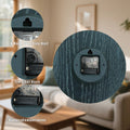 World Map Pattern Clock Suitable for Home And College Decor Unique Wall Art Timepiece