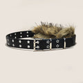 Luxury Designer fake Furry Y2k Belt Subculture Autumn Winter Retro Plush Waist Chain Imitation Fur Waist Seal Hot Girl Sexy Belt