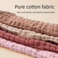 Six-layer gauze square towel 30 * 30 newborn baby towel face towel saliva towel Baby Face Towel Wipe Burp Cloths Absorbent Musli