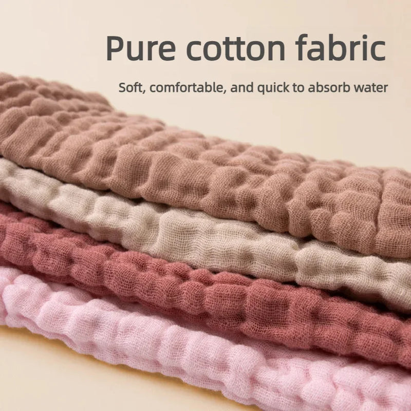 Six-layer gauze square towel 30 * 30 newborn baby towel face towel saliva towel Baby Face Towel Wipe Burp Cloths Absorbent Musli