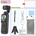 4K Ultra HD Pocket Gimbal Stabilizer Action Camera 330° Face Tracking 18x Zoom 1.72" Touch Screen Wi-Fi Vlog Portable Sports Cam