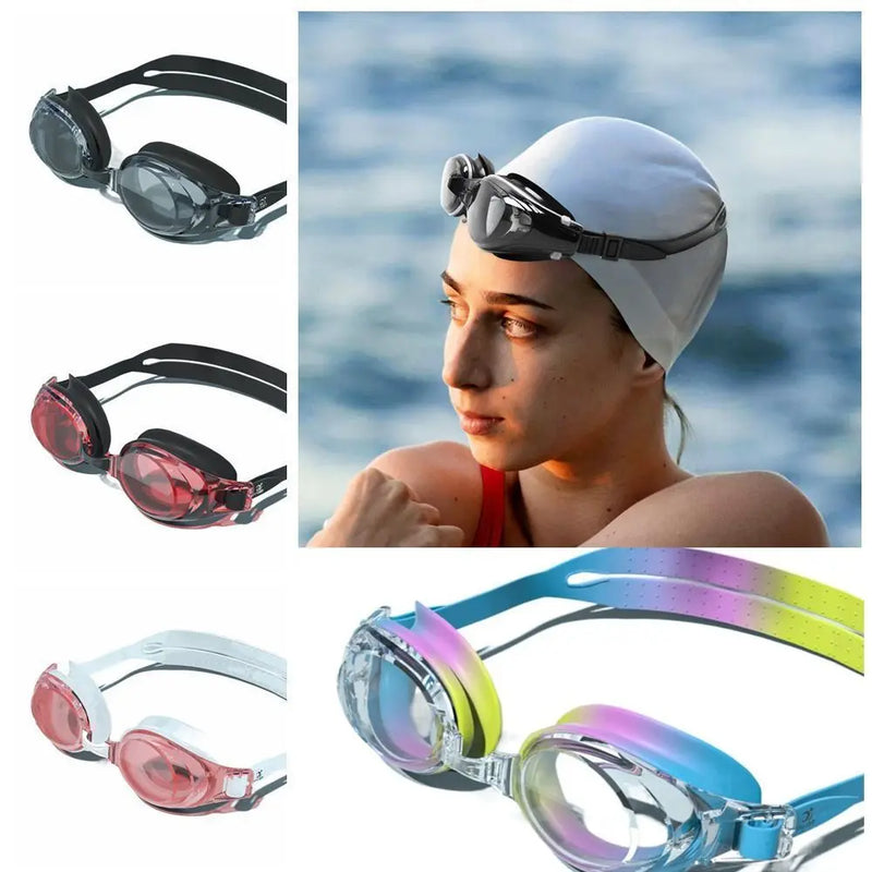 Anti-fog Swim Goggles Silicone Mirror Frame Quick | SAMAG