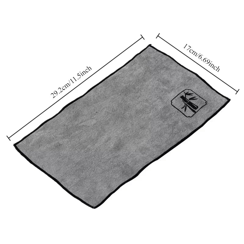 Water Absorption Tea Towel Tea Cloth Thickened Coffee Table Cloth Zen Teaware Towel Cotton Linen Rag Pad Tea Table Accessories