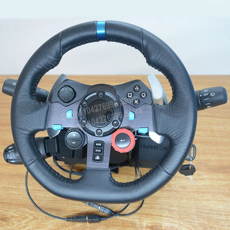 Racing Simulator Steering Wheel Turn Signal Wiper Automatic Rebound Off Cruise Ignition Switch For Logitech G25 G29 G27 G920