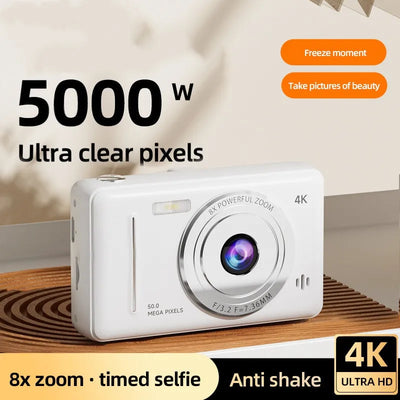 4K Digital Camera Dual Flash 50 Million Hd Pixel Retro | SAMAG