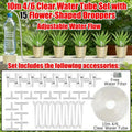 4/7mm Micro Drip Irrigation Kit 2-20m Adjustable Automatic Watering System for Garden Greenhouse Flower Beds Potted Plants
