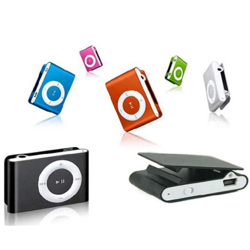 New Mini MP3 Player Portable USB Music Media MP3 Colourful Stylish Design Clip Support Walkman TF Card