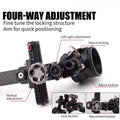Single Pin Compound Bow Sight, Aluminum Alloy Long | SAMAG