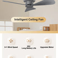 Portable Ceiling Fans Outdoor Camping Ceiling Fan Air Circulator 12000mAh Rechargeable Electric Fan for Home with Light Remote