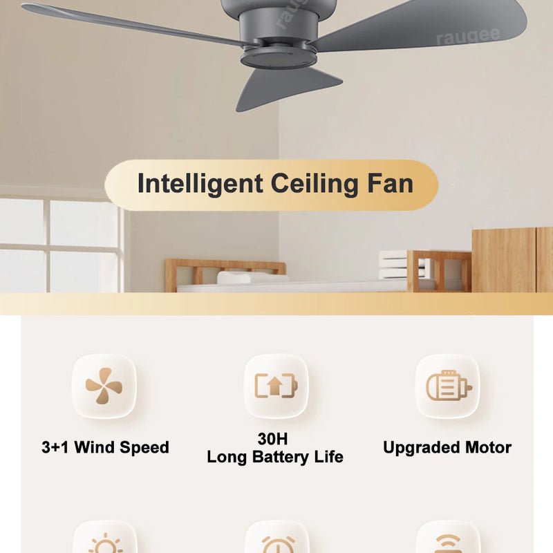 Portable Ceiling Fans Outdoor Camping Ceiling Fan Air Circulator 12000mAh Rechargeable Electric Fan for Home with Light Remote