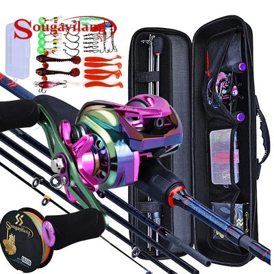 Sougayilang Fishing Rods and Reels 5 Section Carbon | SAMAG