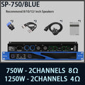 FUHAM SP-750 Class D Digital Power Amplifier 750W 8Ω 2 Channel 1U Lightweight Pro Audio Amp for DJ Stage Performance