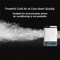 M02K-Portable Air Conditioner Portable Fan Dual Spray Ultrasonic Atomization Speed Mute Air Cooler