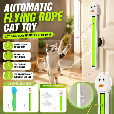 Automatic Flying Rope Cat Toy Smart Touch Activated | SAMAG