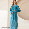 Large Size Flannel Men's Long Robe Kimono Gown Winter Thicken Sleepwear Loungewear Loose Coral Fleece Couple Pajama Home Clothes