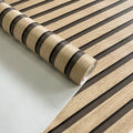 3D Wood Stripes Waterproof Wall Sticker Continuous Retro Wallpaper Self Adhesive Waterproof WallcoveringLiving Room Wall Decor