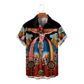 God Jesus Mary Hawaiian Shirts For Men's Crucified | SAMAG