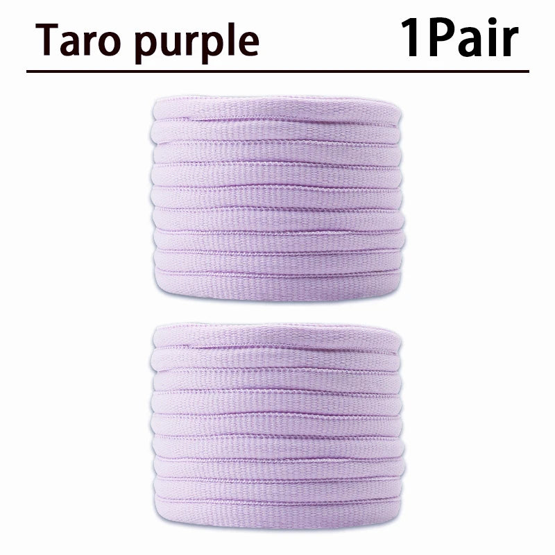 Half Round High Quality Shoelaces 4mm Wide Solid Color Shoelace Sneaker Classic Shoe Laces 100/120/140/160cm 1Pair