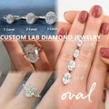 with IGI Certificate 1ct 1.5ct 2ct 3ct 5ct Oval Shape Lab Created Diamond HPHT CVD Lab Grown Diamonds Wholesales