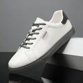 Skateboarding Shoes Men Flat Comfortable Leather Casual | SAMAG