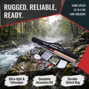 Goture Fly Fishing Rod Combo Ultralight Tenkara Rod with Flies, Tippet, Line, Tackle Backpack Full Set for Trout Stream Fishing