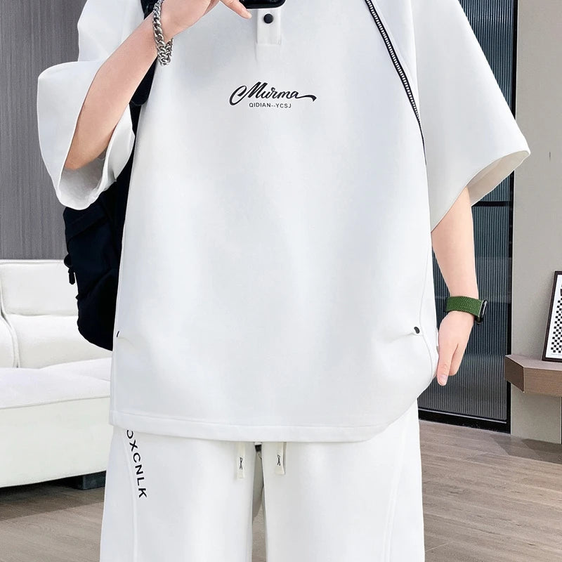 T Shirts + Shorts Summer Fashion Sportswear Men's Casual | SAMAG