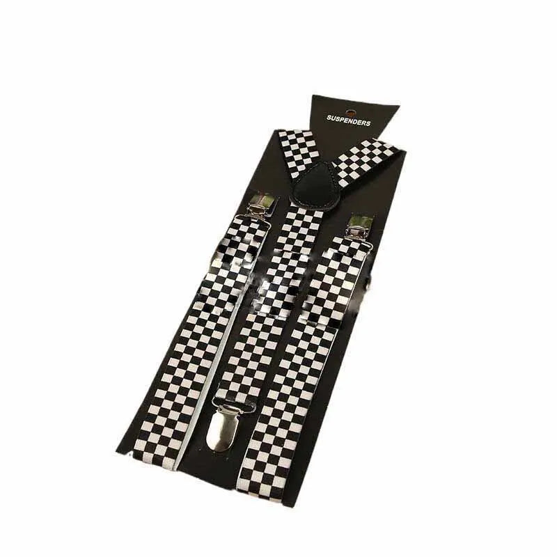 Mens Adjustable Belt Pants Holder Wear Elastic 3 Clips Y - Back Suspenders Braces school Fashion MW21 - Visuel 15 | SAMAG