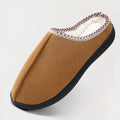 Asgard Plush Cotton Slippers For Men Winter Indoor Warm Anti-Slip Home Shoes Women Soft Memory Foam Furry Slides Bedroom Slipper