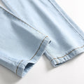 Men's Light Blue Stretch Jeans for Fall, Denim Pants | SAMAG