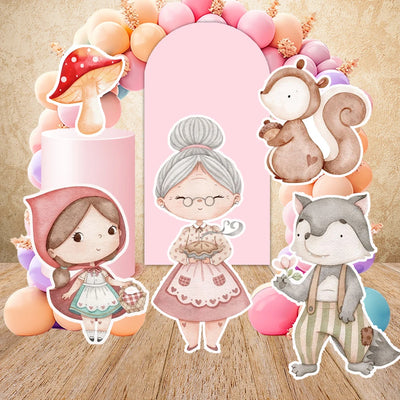 Cutouts Foam Board Kt Little Red Riding Hood Backdrop | SAMAG