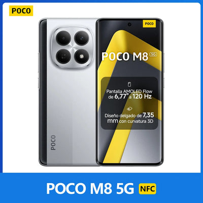 POCO M8 5G, NFC, Snapdragon® 6 Gen 3, 6.77" Flow AMOLED | SAMAG