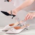 Ankle Holding Loose Anti-skid Bundle Laces Tie Straps Band Women Rhinestone Shoelaces Free Triangle Bundle High Heels Shoe Belt