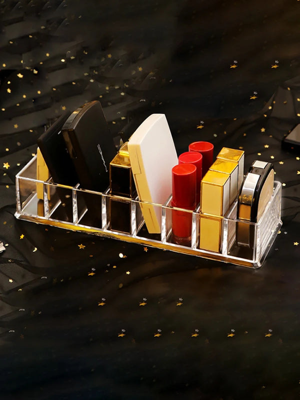 Cosmetic Storage Box Powder Storage Box Lipstick Rack Nail Polish Display Rack Cosmetic Powder Storage Rack 8 Cells