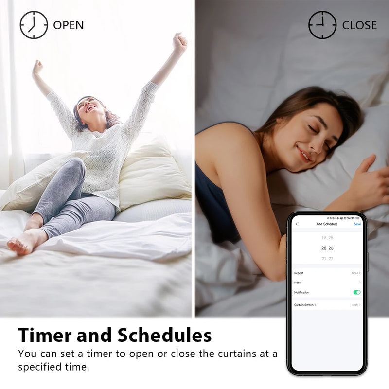 LoraTap ZigBee Shutter Switch Module Electric Motorized Curtain Blind Tuya Smart Life Roller Voice Control by Alexa Google Home