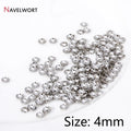 3mm/4mm 14K Gold Plated Brass Tiny Bead Caps For DIY Bracelet Necklace Making Findings Accessories,Supplies For Jewelry