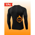 Men's Thermal Underwear Set Warm Breathable Home Wear Solid Color Versatile Sweat-Absorbing Sports Base Layer Autumn Winter
