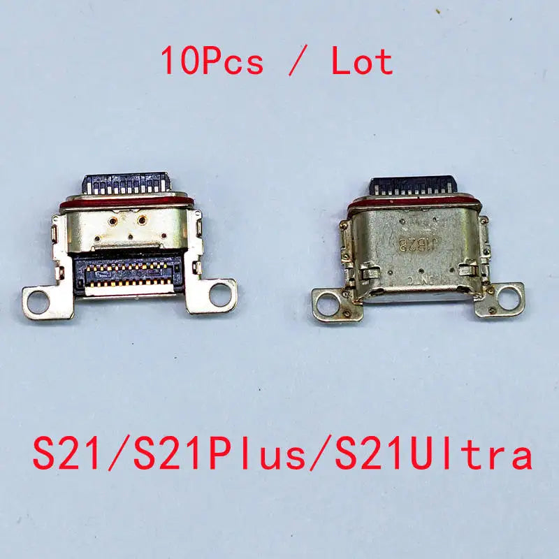 10pcs For SamSung Galaxy S24 S23 S22 S21 S20 Plus Ultra A22 A12 A11 A51 A71 A52 A72 A73 A03S USB Charging Port Charger Connector