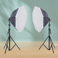 70cm Octagon Softbox Photography Lighting soft box With Tripod  Photo Studio Accessories Various Of Bulb
